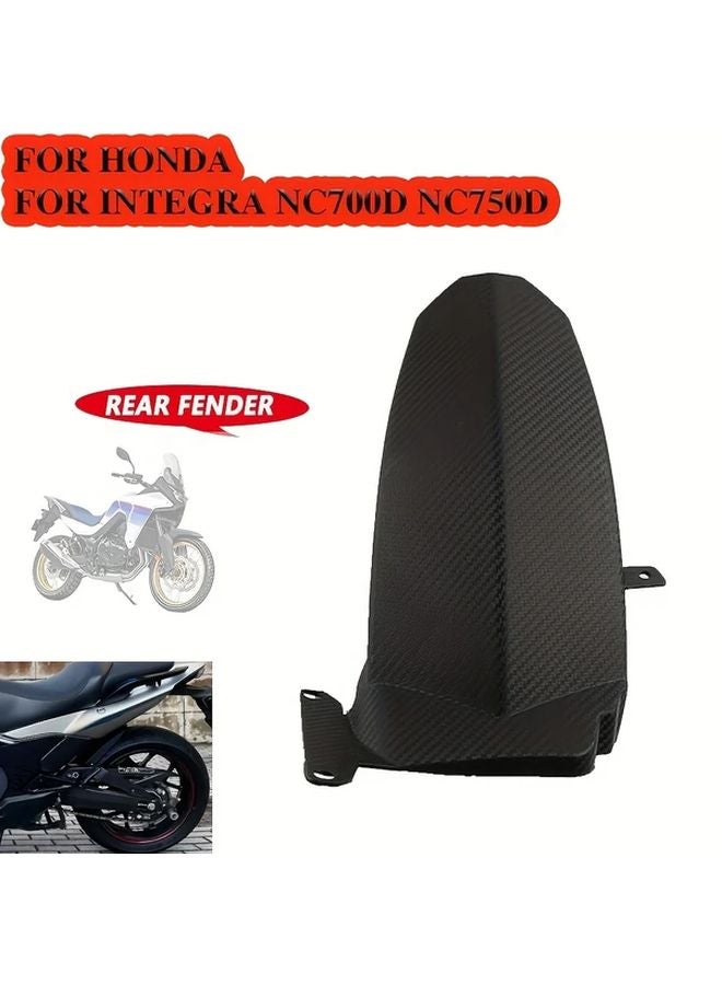 Black Rear Fender Mudguard Extender Splash Guard Cover For Honda Integra NC750D NC700D Motorcycle - Image 1